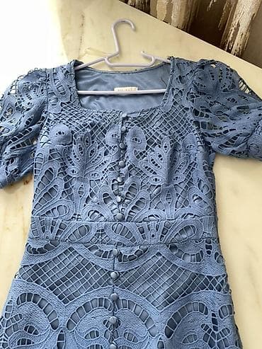 first class form tea: Kokteyl donu, Midi, Mavi, L — 4