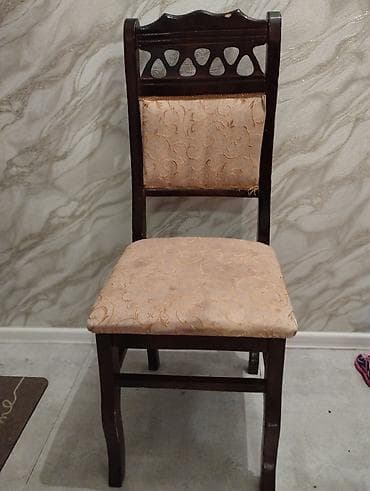 Mətbəx üçün, Qatlanmayan, rəng - Bej Stul — 1