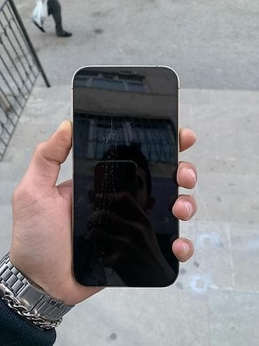 iphone 15 pro 2 el: IPhone 12 Pro Max, 256 GB, Qızılı, Zəmanət, Qırıq, Simsiz şarj — 3