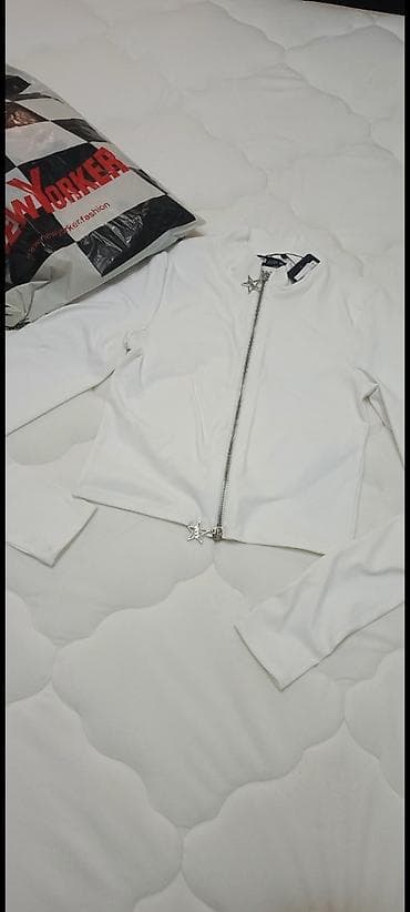 Gözəllik və sağlamlıq: Ağ rəngli qadın yüngül jaket/kardiqan - Brend: New Yorker — 1