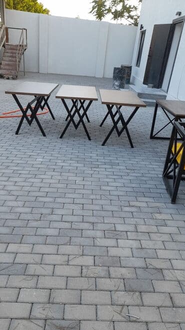 стол для балкона: Для гостиной, Новый, Нераскладной, Квадратный стол, 4 стула — 12