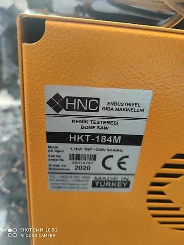 Ət dəzgahı Et sümük kesen misar ət sümük kəsən mişar makina Hnc — 6