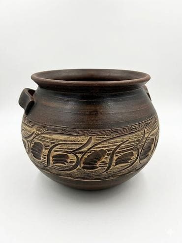 Qazan, rəng - Qəhvəyi, Keramika