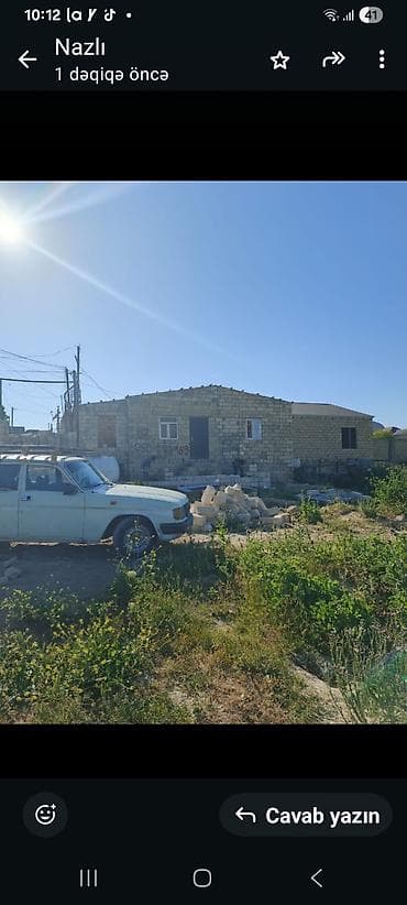 xırdalanda satılan həyət evləri: 2 otaqlı, 40 kv. m, Kredit yoxdur, Təmirsiz — 2