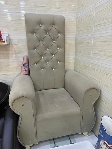 Pedikür/Manikür kreslosu – salon üçün rahat model - Yüksək arxalı