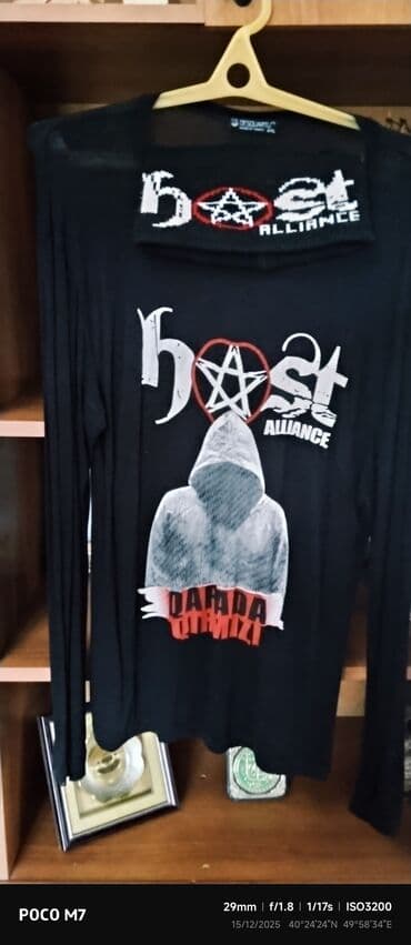 Futbolka, Dsquared2, 2XL, rəng - Qara