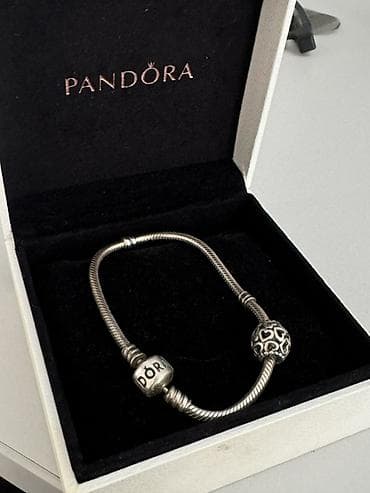 próba 925: Pandora gümüş bilərzik – orijinal qutu ilə. - Material: 925 sterlinq — 2