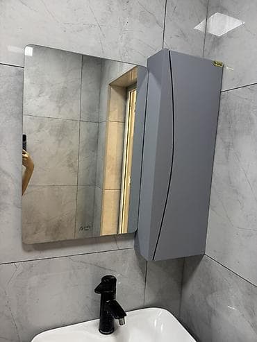 шкафчик в ванную комнату: Hamam üçün asma mebel dəsti 2 si 100 azn Tərkib: - Kvadrat formalı — 1