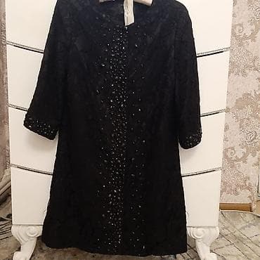 hərbi geyimlər: Qadın krujeva üst geyimi/kardiqan - Rəng: qara - Material: krujeva — 1