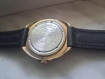 xonça aksesuarları: İşlənmiş, Qol saatı, Vostok, rəng - Qızılı — 2