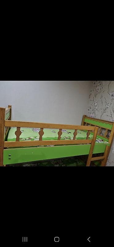 2 ci el stol: İşlənmiş, İkinəfərlik çarpayı, Bazasız, Matras ilə, Siyirməli, Türkiyə — 3