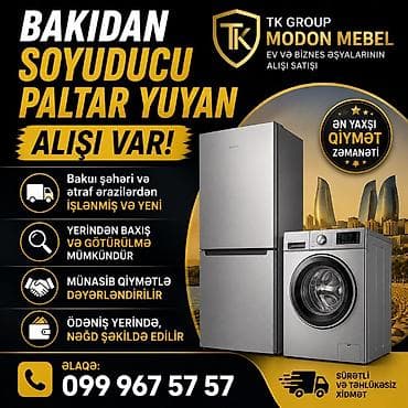 noutbuk almaq: Bakıda soyuducu və paltar yuyanların alışı - TK Group Modon Mebel – — 1