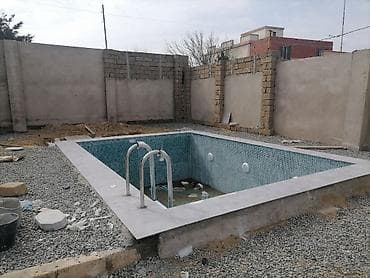 ev tikintisi layihələri: Hovuz tikintisi və montajı – layihədən təhvilə - Betondan yerüstü və — 3