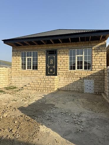 bileceri evleri: Satış üçün: daşdan tikilmiş 1 mərtəbəli həyət evi (yarımçıq tikili) — 1