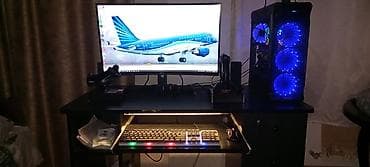 Masaüstü kompüterlər və iş stansiyaları: Monitor: 32” AOC Curved, 2K QHD, 165Hz, 1ms CPU: Ryzen 7 3700X (8 — 2