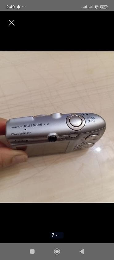 pc hisseleri: Canon Digital IXUS 970 IS (AiAF) kompakt fotoaparat - Gümüşü korpus — 2