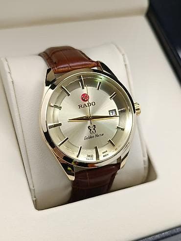 4 kunc tortlar: *🔥🔥🔥 Yeni Model* ▪️Marka *Rado* ▪️Model:*GOLDEN HORSE* ▪️Şüşə:Mineral — 3