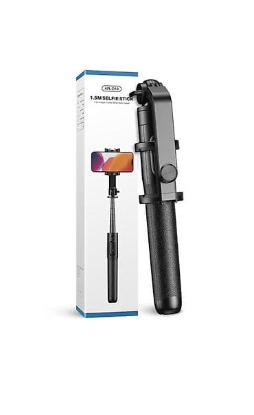 lampa kamera wifi: APL-D10 1.5M Selfie Stick + Tripod Aliminum metaldan — 2