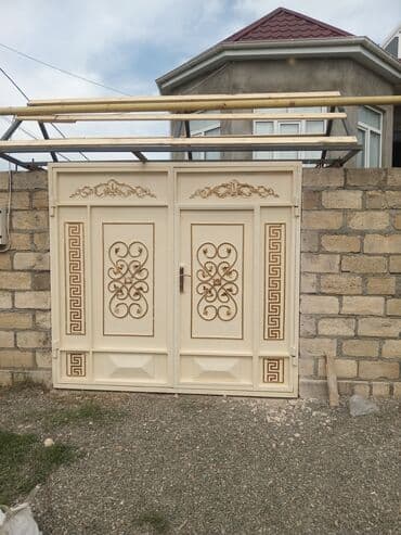 Пиломатериалы: Новый Металл Дворовые ворота, Распашные, Бесплатная установка, Бесплатная доставка — 3
