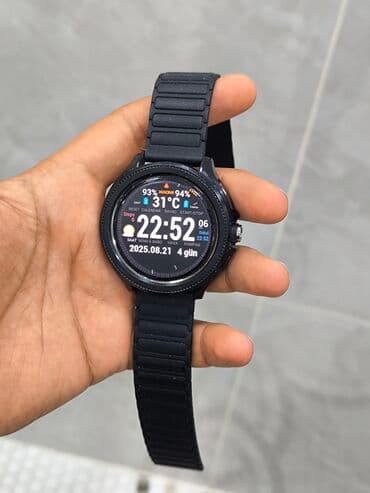 ucuz ayfon 11: İşlənmiş, Smart saat, Xiaomi, Sim kart, rəng - Qara — 4