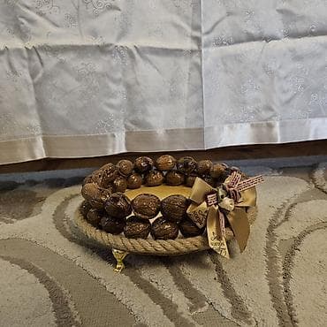 Dekorativ əl işləri – Novruza aid xonçalar səməni qabları və dekorlar — 6