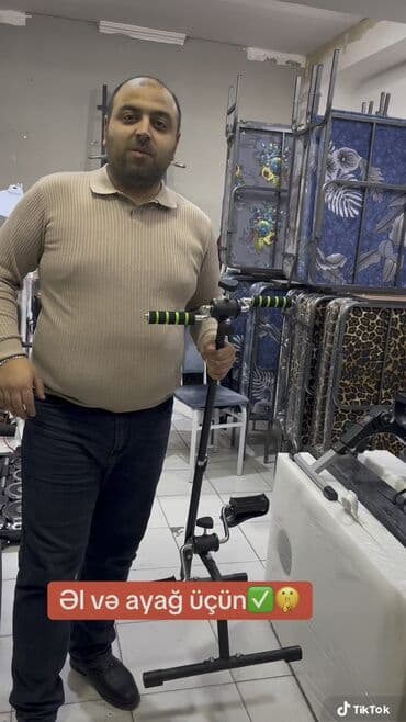 Digər trenajorlar: Mini velotrenajor – qol və ayaqlar üçün pedallı məşq qurğuları - Evdə — 3