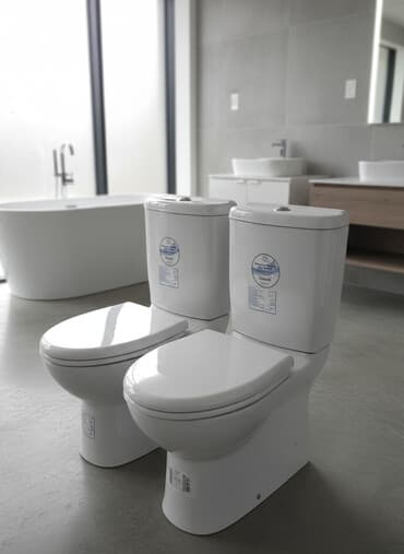 ikinci el unitazlar: İki ədəd kombinə edilmiş ayaqyolu (unitaz) dəsti. Xüsusiyyətlər: - — 2