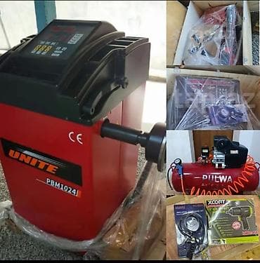 kompressor balonu: Şin servisi üçün avadanlıq dəsti Tərkib: - Şin söküb-taxma aparatı — 4