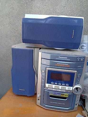 mp3: Panasonic SA-PM141A kompakt stereo sistem - 5 diskli CD changer: CD — 3