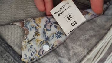 şalvar cins: Boz cins shalvar,az geyinilib — 4