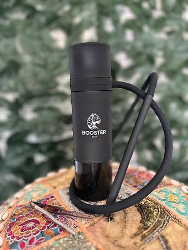 Bu, qara rəngli, portativ, "Booster" markalı qəlyan dəstidir. Dəstə lalafo.az -da Bu, qara rəngli, portativ, "Booster" markalı qəlyan dəstidir. Dəstə