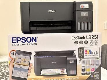 Modemlər və şəbəkə avadanlıqları: Epson EcoTank L3251 Wi‑Fi çoxfunksiyalı printer - Funksiyalar: çapa — 5
