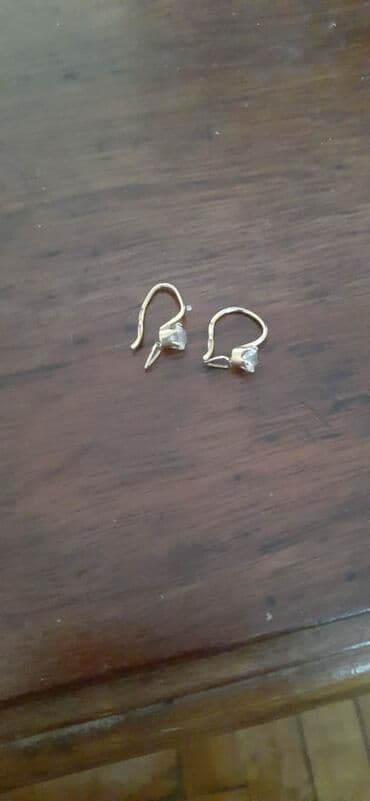 Аксессуары: Серьги, Желтое золото, 1 г, Бесплатная доставка — 4