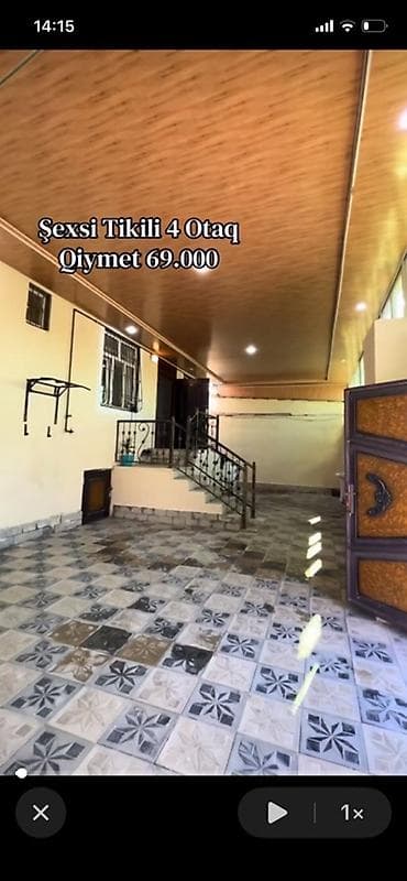 ev: Şəxsi tikili – 4 otaqlı həyət evi endirimdə olacaq Ünvan:Binə savxoz — 2