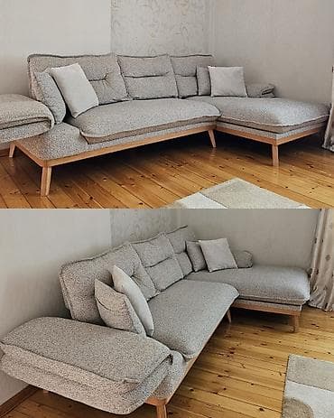 modern divan: Künc divan, İşlənmiş, Açılmayan, Bazasız, Çatdırılma yoxdur — 1