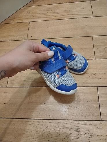 Uşaq idman ayaqqabısı – Adidas - Rəng: mavi/ağ (açıq boz mesh üstlük — 1