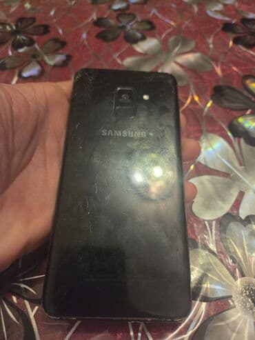 UAZ: Samsung Galaxy A8 2018, rəng - Qara, Barmaq izi — 1