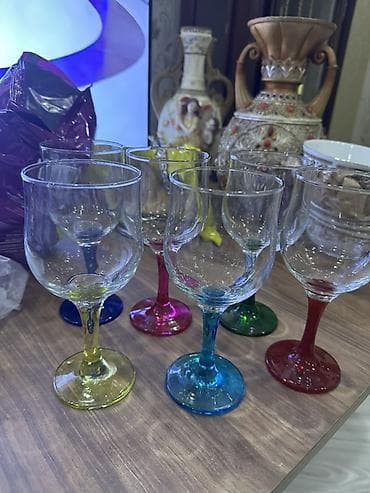 kombi 40: Herbirinden 6 eded var hamisi birlikde 20 manat Şüşə və porselen süfrə — 4