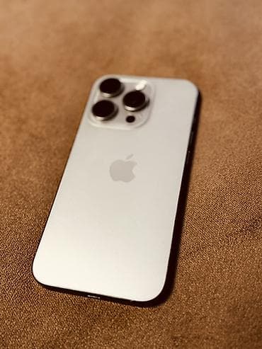 iphone 12 pro dual sim: IPhone 15 Pro, 128 GB, Natural Titanium, Simsiz şarj, Face ID, Sənədlərlə — 1