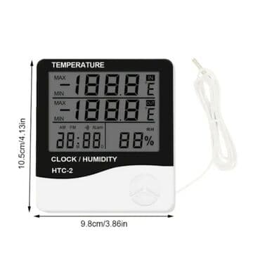 hmdi kabel: Termo-hiqrometr. Model: HTC-2 Böyük LCD displey, çoxfunksiyalı. MAX — 4