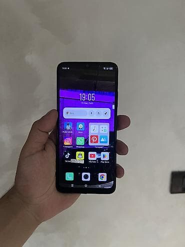 i̇nfinix note 30: Infinix HOT 30i, 128 GB, rəng - Mavi, Sensor, Face ID — 10