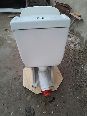Tualet kompakta – keramik gövdə və üst sistern ilə tam dəst — 4