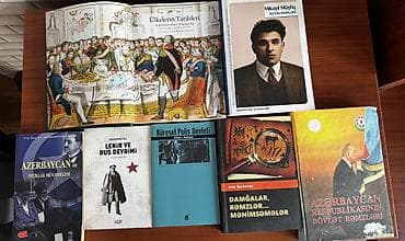 Kitab dəsti – tarix, siyasət və ədəbiyyat mövzuları Dəstdə olan