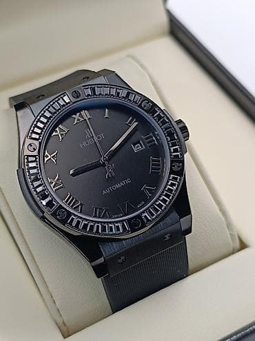 Сумки: Наручные часы, Hublot, цвет - Черный — 2