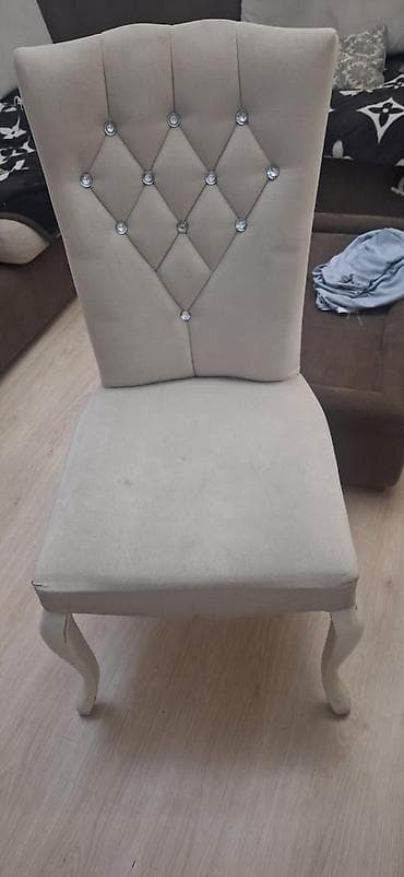 Mətbəx üçün, Qatlanmayan, rəng - Bej Stul — 1