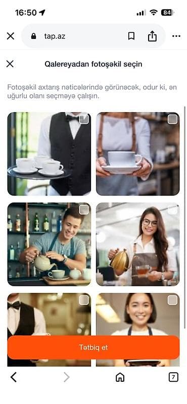 Fotoqraf, video operator, Təcrübəsiz, Dəyişən qrafik