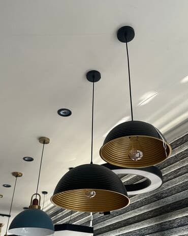 lyusturlar: Çılçıraq, 1 lampa, Metal — 1