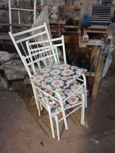 mətbəx stol: Mətbəx üçün, Yeni, Qatlanmayan, rəng - Ağ Stul — 1