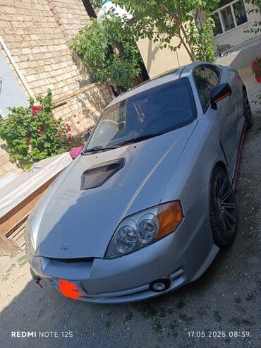 diffuzor: Hyundai Coupe (Tiburon) – gümüş rəngli 2 qapılı sport kupe hazir — 3