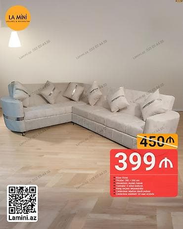 divan kunc: Künc divan, Açılan, Bazalı, Şəhərdaxili pulsuz çatdırılma — 1